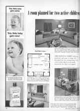 Better Homes & Gardens October 1956 Magazine Article: A room planned for two active children