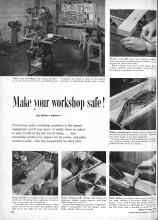 Better Homes & Gardens October 1956 Magazine Article: Make your workshop safe!