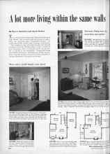 Better Homes & Gardens October 1956 Magazine Article: A lot more living within the same walls