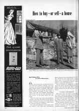 Better Homes & Gardens October 1956 Magazine Article: How to buy--or sell--a house
