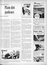 Better Homes & Gardens October 1956 Magazine Article: The diary of a Plain dirt gardener