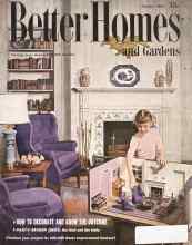 Better Homes & Gardens October 1956 Magazine Cover