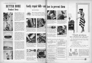 Better Homes & Gardens October 1956 Magazine Article: Costly repair bills--and how to prevent them