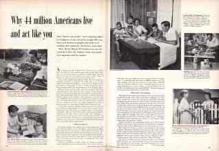 Better Homes & Gardens October 1956 Magazine Article: Why 44 million Americans live and act like you