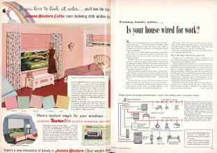 Better Homes & Gardens October 1956 Magazine Article: Page 156