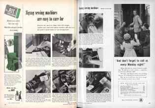 Better Homes & Gardens October 1956 Magazine Article: Page 166