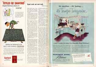 Better Homes & Gardens October 1956 Magazine Article: Page 178