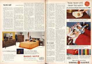 Better Homes & Gardens October 1956 Magazine Article: Page 184