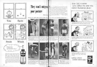 Better Homes & Gardens October 1956 Magazine Article: They won't outgrow poor posture