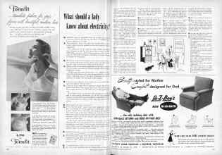 Better Homes & Gardens October 1956 Magazine Article: What should a lady know about electricity?