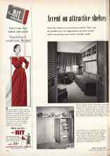 Better Homes & Gardens November 1956 Magazine Article: Accent on attractive shelves