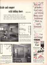 Better Homes & Gardens November 1956 Magazine Article: Divide and conquer with folding doors