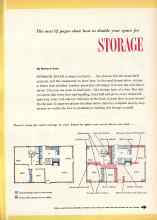 Better Homes & Gardens November 1956 Magazine Article: STORAGE