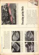 Better Homes & Gardens November 1956 Magazine Article: Precasting paving blocks