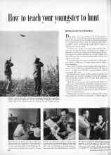 Better Homes & Gardens November 1956 Magazine Article: How to teach your youngster to hunt