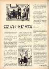 Better Homes & Gardens November 1956 Magazine Article: THE MAN NEXT DOOR