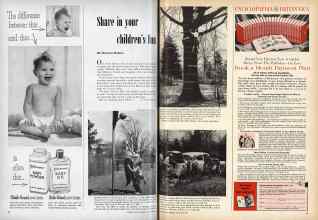 Better Homes & Gardens November 1956 Magazine Article: Share in your children's fun