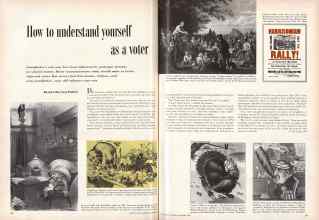 Better Homes & Gardens November 1956 Magazine Article: How to understand yourself as a voter