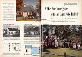 Better Homes & Gardens November 1956 Magazine Article: A Five Star home grows with the family who built it