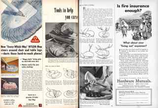 Better Homes & Gardens November 1956 Magazine Article: Tools to help you carve