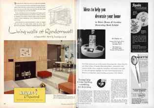 Better Homes & Gardens November 1956 Magazine Article: Page 206