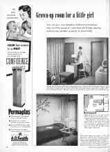 Better Homes & Gardens December 1956 Magazine Article: Grown-up room for a little girl