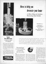 Better Homes & Gardens December 1956 Magazine Article: Ideas to help you decorate your home