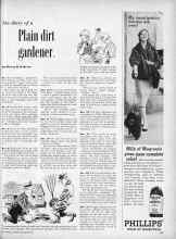 Better Homes & Gardens December 1956 Magazine Article: The diary of a Plain dirt gardener