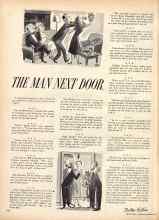Better Homes & Gardens December 1956 Magazine Article: THE MAN NEXT DOOR