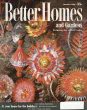 Better Homes & Gardens December 1956 Magazine Cover