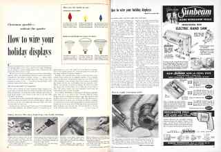 Better Homes & Gardens December 1956 Magazine Article: Page 28