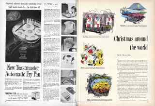 Better Homes & Gardens December 1956 Magazine Article: Page 48