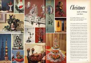 Better Homes & Gardens December 1956 Magazine Article: Page 58