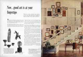 Better Homes & Gardens December 1956 Magazine Article: Now... good art is at your fingertips