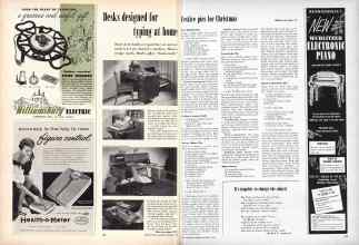 Better Homes & Gardens December 1956 Magazine Article: Page 130