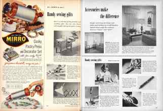 Better Homes & Gardens December 1956 Magazine Article: Page 134