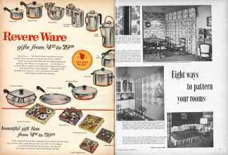 Better Homes & Gardens December 1956 Magazine Article: Page 140