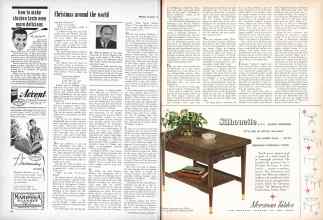 Better Homes & Gardens December 1956 Magazine Article: Page 146