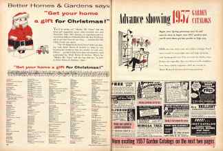 Better Homes & Gardens December 1956 Magazine Article: Page 180