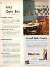 Better Homes & Gardens January 1957 Magazine Article: Latest Garden News