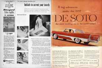 Better Homes & Gardens January 1957 Magazine Article: Page 18