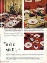 Better Homes & Gardens February 1957 Magazine Article: You do it with COLOR