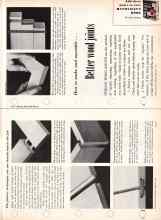 Better Homes & Gardens February 1957 Magazine Article: How to make and assemble... Better Wood joints