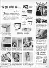 Better Homes & Gardens February 1957 Magazine Article: First You build a box...