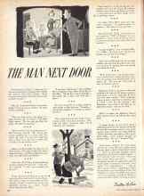 Better Homes & Gardens February 1957 Magazine Article: THE MAN NEXT DOOR