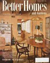 Better Homes & Gardens February 1957 Magazine Cover