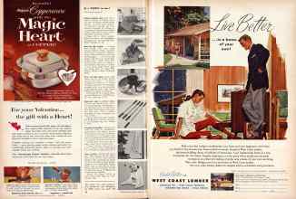 Better Homes & Gardens February 1957 Magazine Article: Page 48