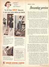 Better Homes & Gardens March 1957 Magazine Article: HERE'S YOUR Decorating preview