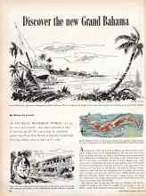 Better Homes & Gardens March 1957 Magazine Article: Discover the new Grand Bahama