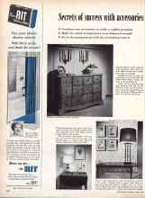 Better Homes & Gardens March 1957 Magazine Article: Secrets of success with accessories